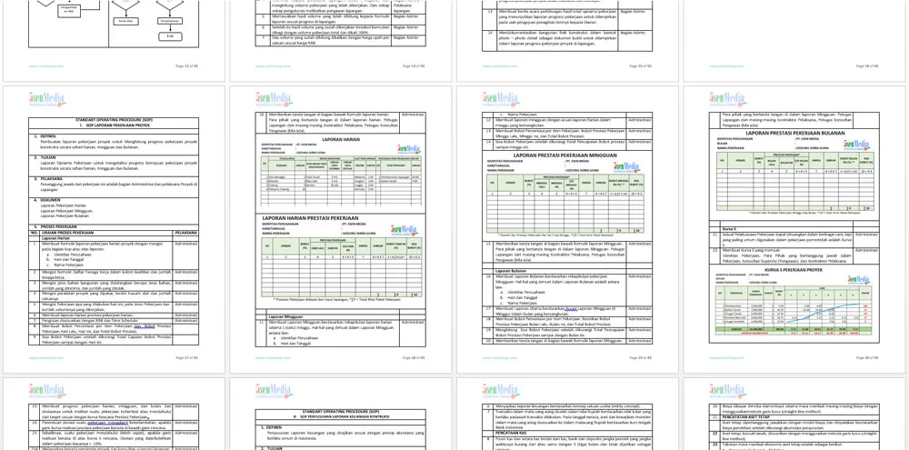 Contoh screenshot 2 - SOP JASA KONTRUKSI / KONTRAKTOR