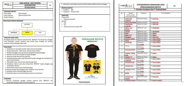 Contoh screenshot 1 - SOP RESTO - WARUNG MODERN + FOOD COURT